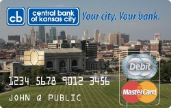 Central Bank of Kansas City debit card image