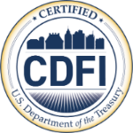 Certified U.S. Department of Treasury CDFI logo