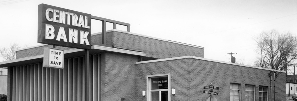 Old photo of Central Bank branch