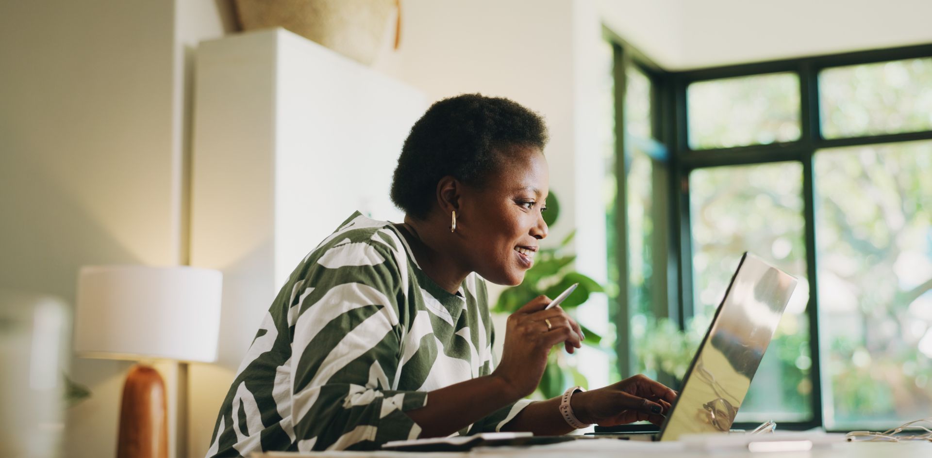 Resources-woman on computer