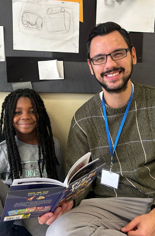 Reading mentor with buddy